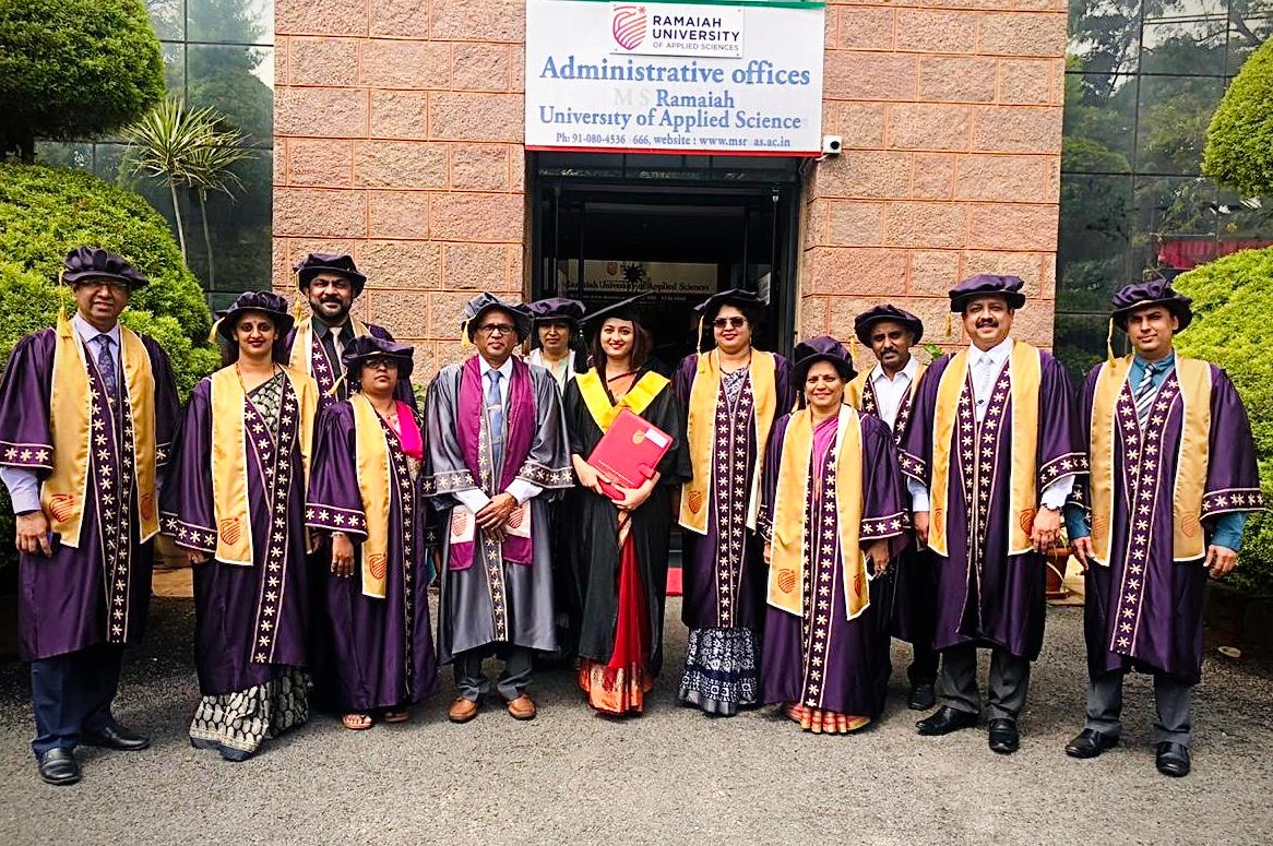 Convocation with the faculty · MS Ramaiah University